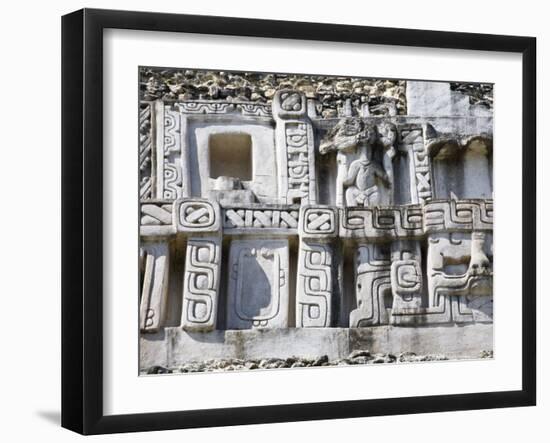 Frieze, 130Ft High El Castillo, Xunantunich Ruins, San Ignacio, Belize-Jane Sweeney-Framed Photographic Print