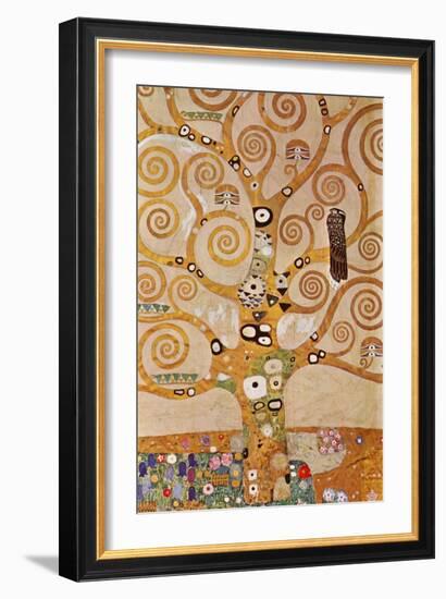 Frieze II-Gustav Klimt-Framed Art Print