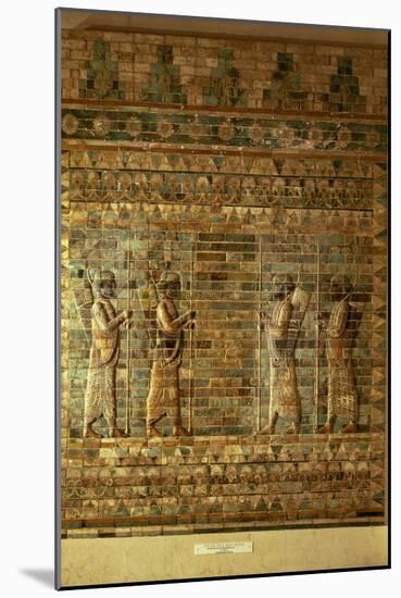 Frieze of Archers of the Persian King's Guard-null-Mounted Giclee Print