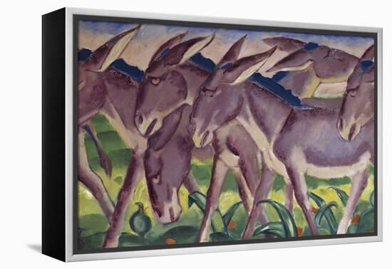 Frieze of Donkeys, 1911-Franz Marc-Framed Premier Image Canvas