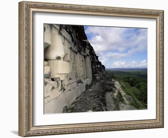 Frieze on Eastern Facade, Xunantunich, Belize, Central America-Upperhall-Framed Photographic Print
