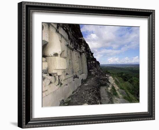 Frieze on Eastern Facade, Xunantunich, Belize, Central America-Upperhall-Framed Photographic Print