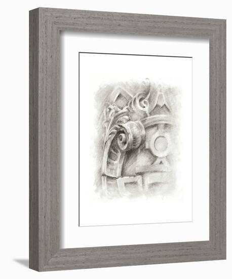 Frieze Study I-Ethan Harper-Framed Art Print