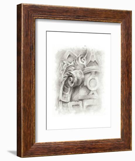 Frieze Study I-Ethan Harper-Framed Art Print