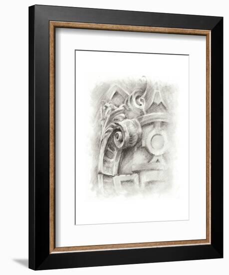 Frieze Study I-Ethan Harper-Framed Art Print