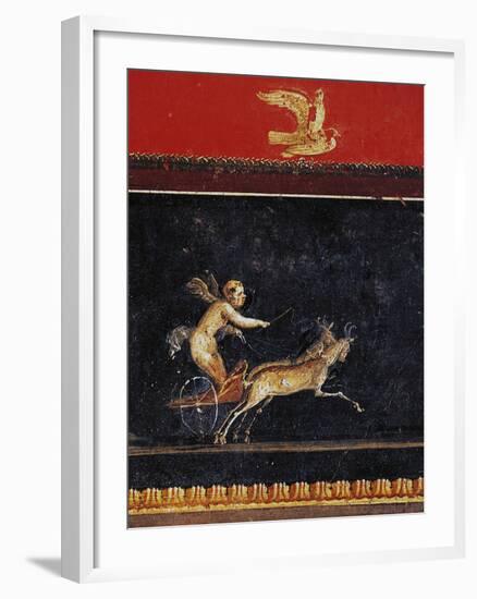 Frieze with Cupid, House of Vettii, Pompeii-null-Framed Photographic Print