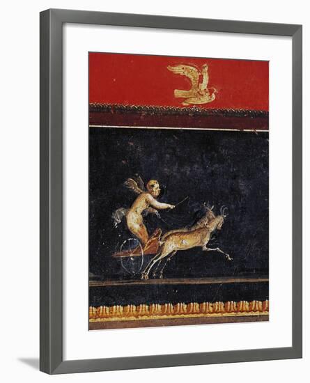 Frieze with Cupid, House of Vettii, Pompeii-null-Framed Photographic Print