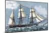 Frigate 'Blanca' of the Spanish Navy Aimed at a Voyage of Circumnavigation-null-Mounted Giclee Print