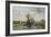 Frigates, Port of Harfleur, C.1852-53 (Oil on Canvas)-Johan-Barthold Jongkind-Framed Giclee Print