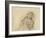 Frightened Woman-Honore Daumier-Framed Giclee Print