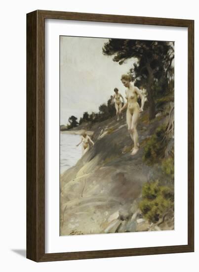 Frightened-Anders Leonard Zorn-Framed Giclee Print