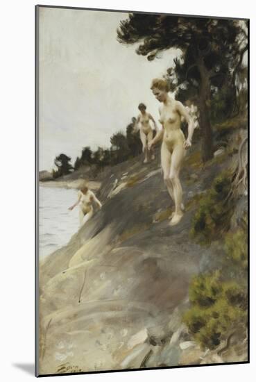 Frightened-Anders Leonard Zorn-Mounted Giclee Print
