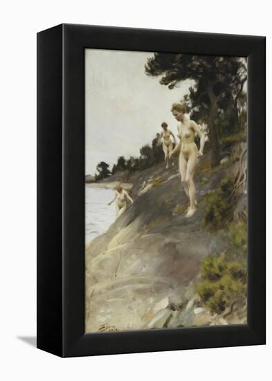 Frightened-Anders Leonard Zorn-Framed Premier Image Canvas