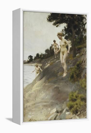 Frightened-Anders Leonard Zorn-Framed Premier Image Canvas