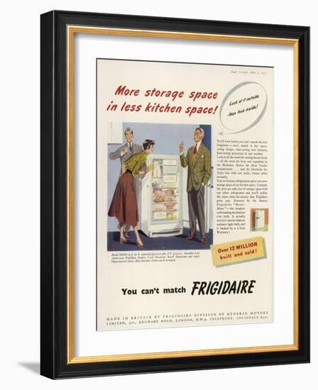 Frigidaire Advertisement-null-Framed Art Print