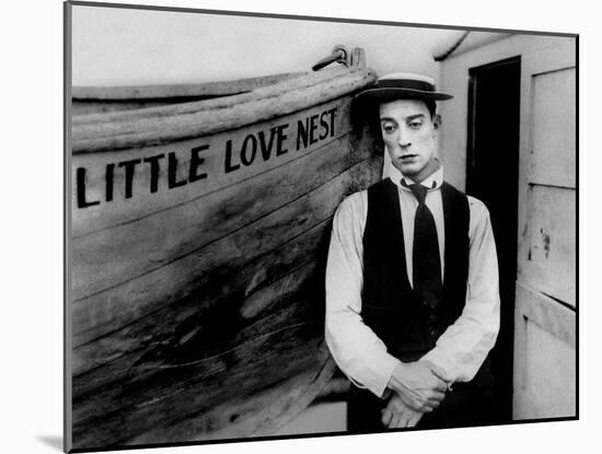 Frigo and la baleine THE LOVE NEST by Edward F Cline and Buster Keaton with Buster Keaton, 1923 (b/-null-Mounted Photo