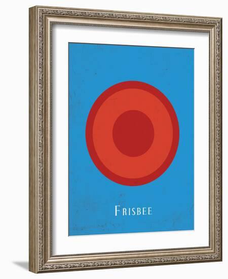 Frisbee-null-Framed Art Print