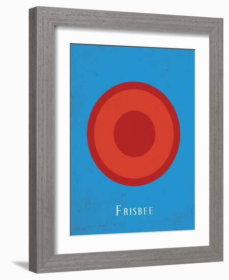 Frisbee-null-Framed Art Print