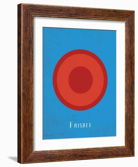 Frisbee-null-Framed Art Print