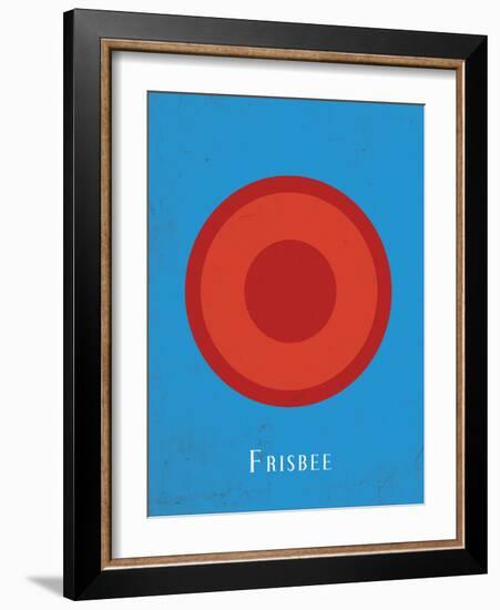 Frisbee-null-Framed Art Print