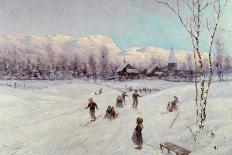 Winter Sports-Frithjof Smith-Hald-Giclee Print