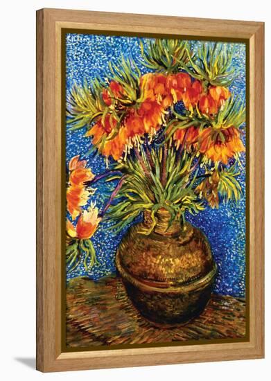 Fritillaries-Vincent van Gogh-Framed Stretched Canvas