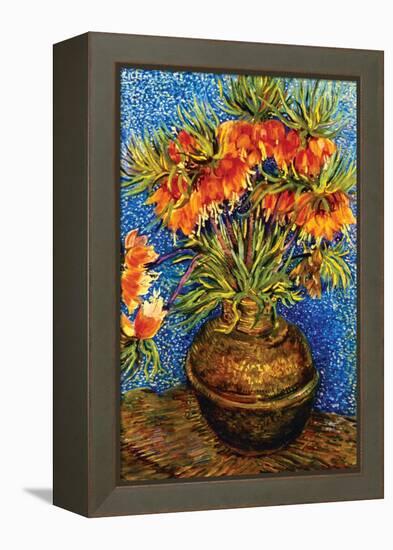 Fritillaries-Vincent van Gogh-Framed Stretched Canvas