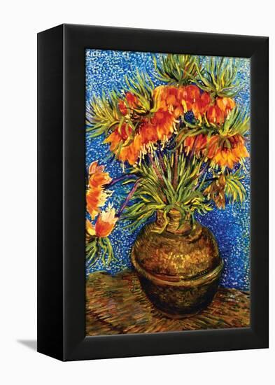 Fritillaries-Vincent van Gogh-Framed Stretched Canvas