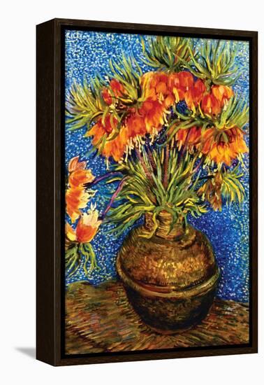 Fritillaries-Vincent van Gogh-Framed Stretched Canvas