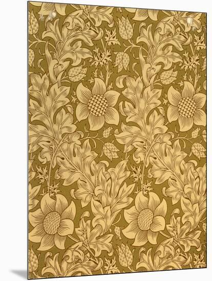 'Fritillary' Wallpaper Design, 1885-William Morris-Mounted Giclee Print