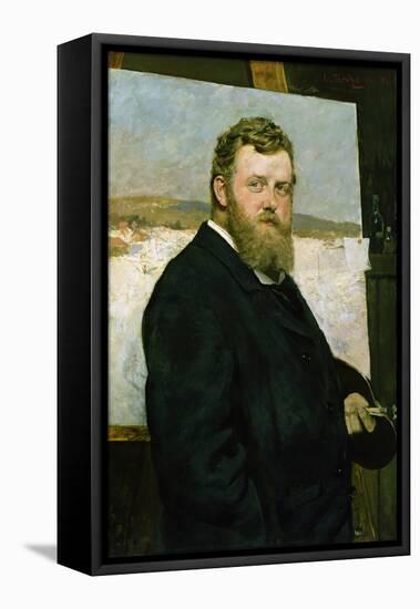 Frits Thaulow, 1881-Christian Krohg-Framed Premier Image Canvas