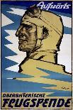"Onwards: Upper Bavarian Aviation Fund", 1916-Fritz Erler-Mounted Giclee Print