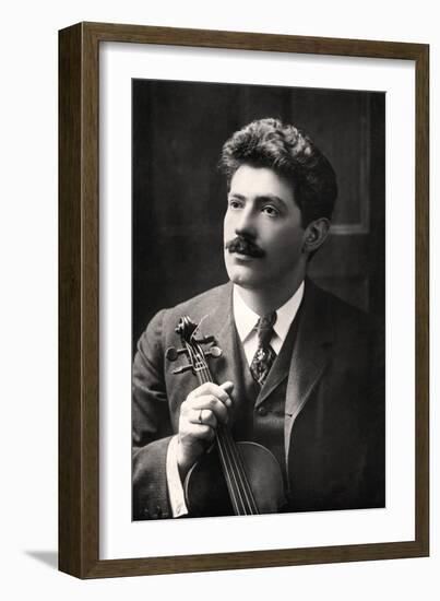 Fritz Kreisler (1875-196), Austrian-Born American Violinist and Composer, 1907-null-Framed Giclee Print