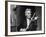 Fritz Kreisler, Austrian Born Violinist and Composer, Playing the Violin in an NBC Studio-Alfred Eisenstaedt-Framed Premium Photographic Print