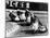 Fritz Scheidegger, Walter Schneider and Helmut Fath Competing in a Sidecar Race, 1959-null-Mounted Photographic Print