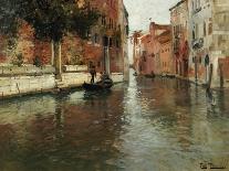 A Venetian Backwater-Fritz Thaulow-Framed Giclee Print
