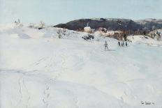 A Winter's Day in Norway, 1886-Fritz Thaulow-Giclee Print