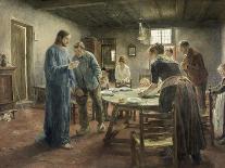 The Mealtime Prayer, 1885-Fritz von Uhde-Mounted Giclee Print