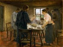 The Mealtime Prayer, 1885-Fritz von Uhde-Framed Premier Image Canvas
