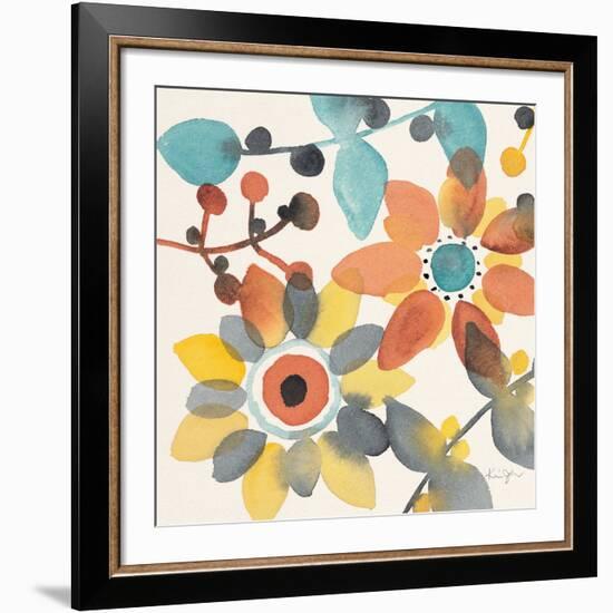 Frivolous Florals 1-Karin Johannesson-Framed Giclee Print