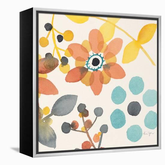 Frivolous Florals 2-Karin Johannesson-Framed Stretched Canvas