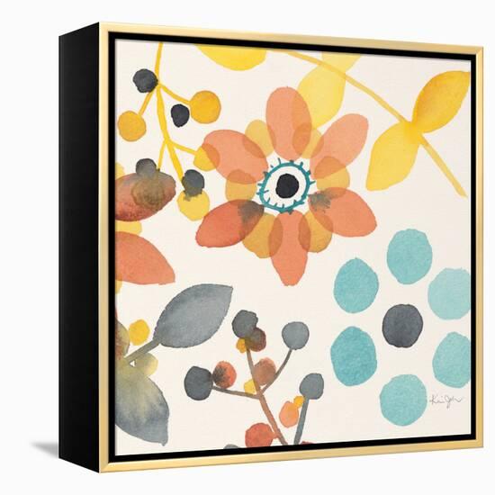 Frivolous Florals 2-Karin Johannesson-Framed Stretched Canvas