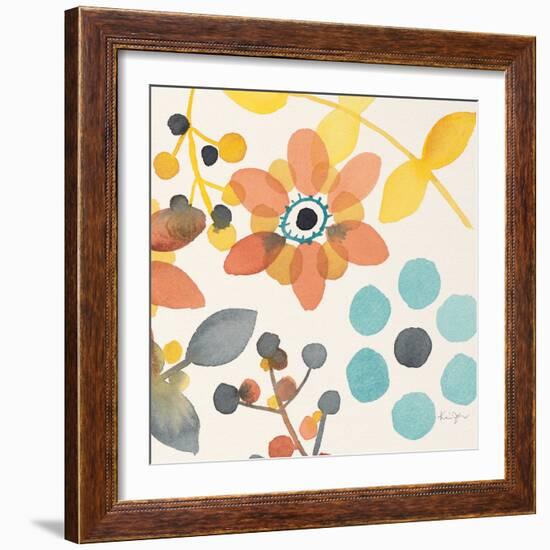 Frivolous Florals 2-Karin Johannesson-Framed Premium Giclee Print