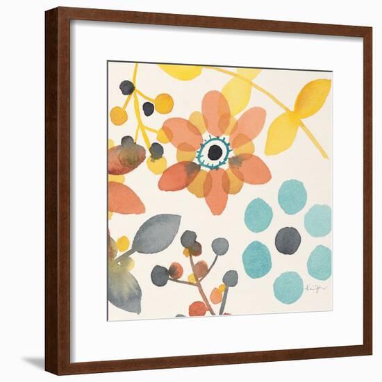 Frivolous Florals 2-Karin Johannesson-Framed Premium Giclee Print