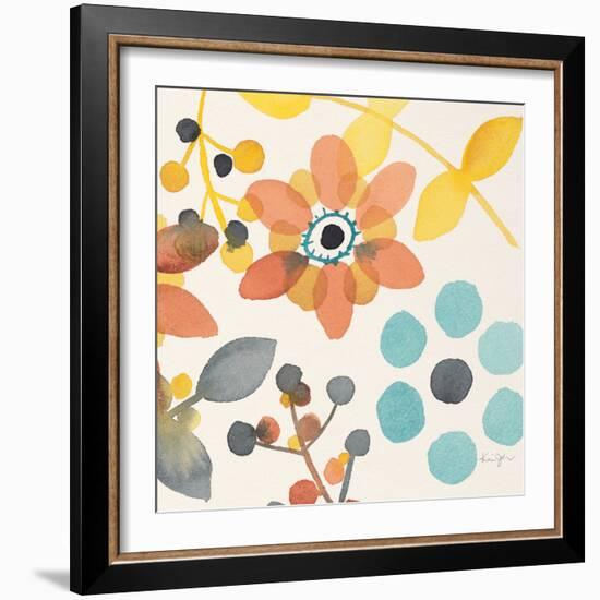 Frivolous Florals 2-Karin Johannesson-Framed Premium Giclee Print