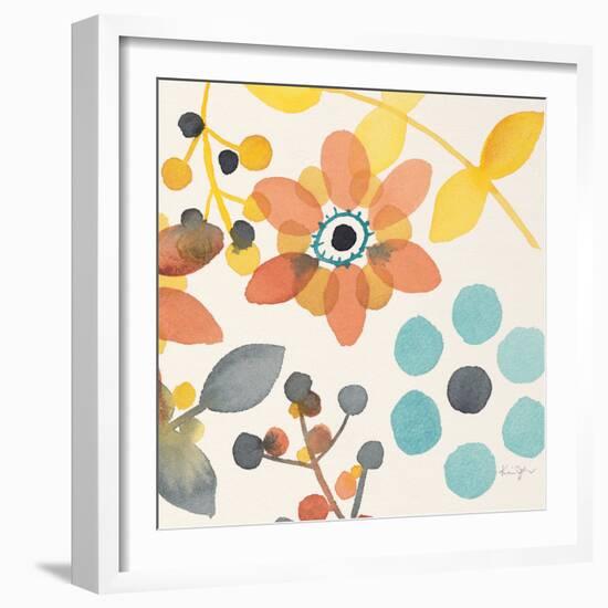 Frivolous Florals 2-Karin Johannesson-Framed Premium Giclee Print