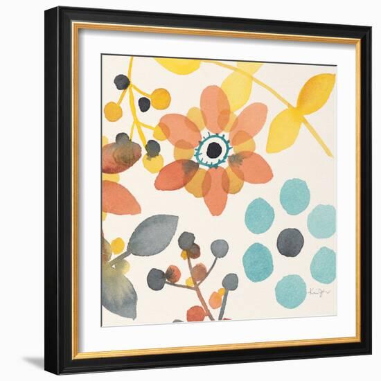 Frivolous Florals 2-Karin Johannesson-Framed Premium Giclee Print