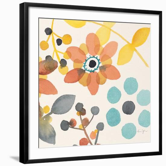 Frivolous Florals 2-Karin Johannesson-Framed Giclee Print