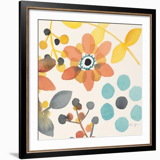 Frivolous Florals 2-Karin Johannesson-Framed Giclee Print