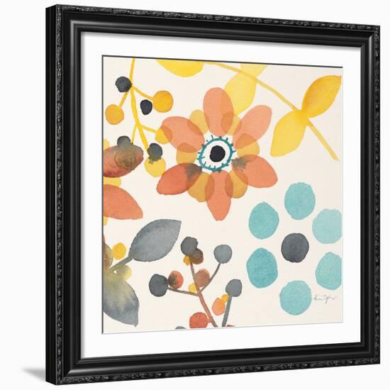 Frivolous Florals 2-Karin Johannesson-Framed Giclee Print